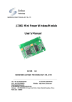 Jizhuo JZ861 Mini Power Wireless Module User`s Manual