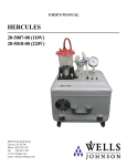 Hercules manual - Wells Johnson Company