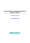 DA-683 Windows Embedded Standard 7 Software Manual