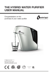 THE HYBRID WATER PURIFIER USER MANUAL