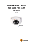 Network Dome Camera FLD-1101, FXD-1102