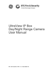 UltraView IP Box Day/Night Range Camera User Manual