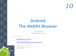 Android The WebKit Browser