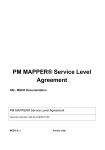 PM MAPPER® Service Level Agreement