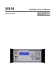 M191 Insulation Tester Calibrator