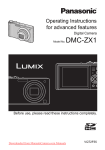 Panasonic Lumix DMC-ZX1 User`s Manual