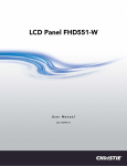 LCD Panel FHD551-W User Manual