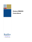 Endura EM945G Product Manual April 2006