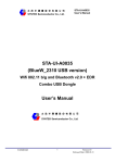 STA-UI-A0035 (BlueW_2310 USB version) User`s Manual