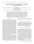 MEASUREMENT OF pH FOR FIELD STUDIES IN KARST AREAS