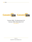 User Manual - Canam Wiki - Canam Software Labs Inc.