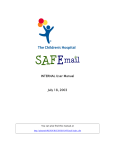 SAFEmail Internal User Manual
