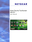 Home Security Touchscreen User Manual