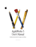 AppleWorks 5 User`s Manual