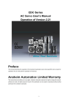 Estun EDC Users Manual 2.21