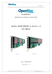 OpenVox A2410P/AE2410P on Elastix 1.6 User Manual