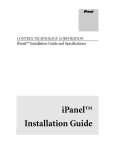 iPanel Installation Guide and Specifications