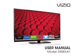 VIZIO E500i-A1 User Manual--50" HDTV with Smart TV