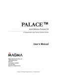 Palace User`s Manual