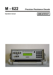 M622 Precision Resistance Decade