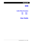 HVE Audio Video Encoders User Guide