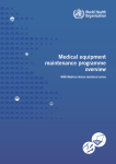 Medical Equipment Maintenance Program