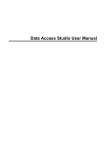 Data Access Studio User Manual
