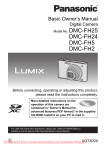 Panasonic Lumix DMC-FH20 User Guide Manual pdf