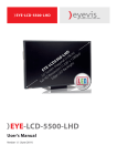 EYE-LCD-5500-LHD User`s Manual