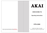 AKAI STB-2680 English user manual