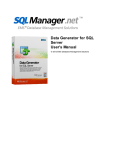Data Generator for SQL Server
