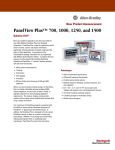 PanelView Plus™ 700, 1000, 1250, and 1500