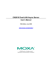 CN2610 Dual-LAN Async Server User`s Manual