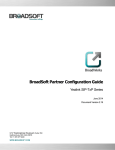 BroadSoft Partner Configuration Guide Yealink SIP