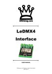 LeDMX4 User Manual