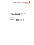 Cortisone Chemiluminescent Immunoassay Kit - B