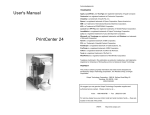 User`s Manual PrintCenter 24