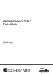 Discovery ASD-1 Product Guide - Apollo Fire Detectors Limited
