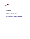 Wireless Cable Modem Gateway