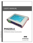 PH422Ex1 User`s Manual
