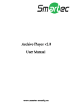 Archive Player User Manual