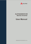ALPHA6000 Series User Manual