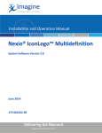 Nexio MGI-3903 3.8 user manual