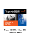 Phocos CXCOM for CX and CXN Instruction Manual