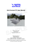 Grid Connect PV User Manual