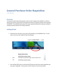 General Purchase Order Requisition