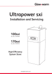 Ultrapower sxi Installation & Servicing Manual Boilers - Glow-worm