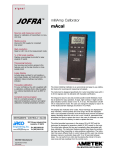 JOFRA mAcal - milliAmp Calibrator