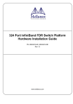 324 Port InfiniBand FDR Switch Platform Hardware