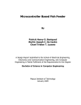 Microcontroller Based Fish Feeder